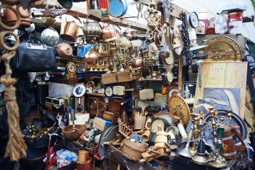 Interior clutter before garage clearance in Camberley